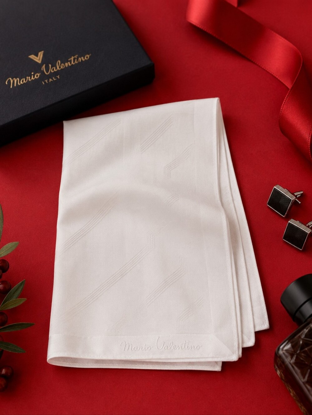 Mario Valentino pocket square – New Without Tags